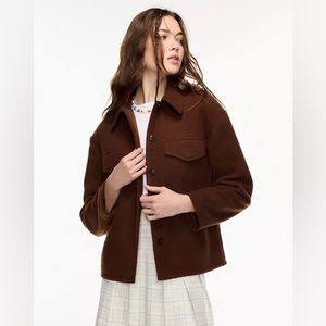 Aritzia - Sunday Best, Sky shirt shacket NWT